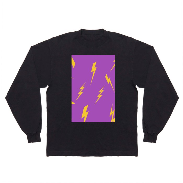 Lightning Electric Y2K Pattern Long Sleeve T Shirt