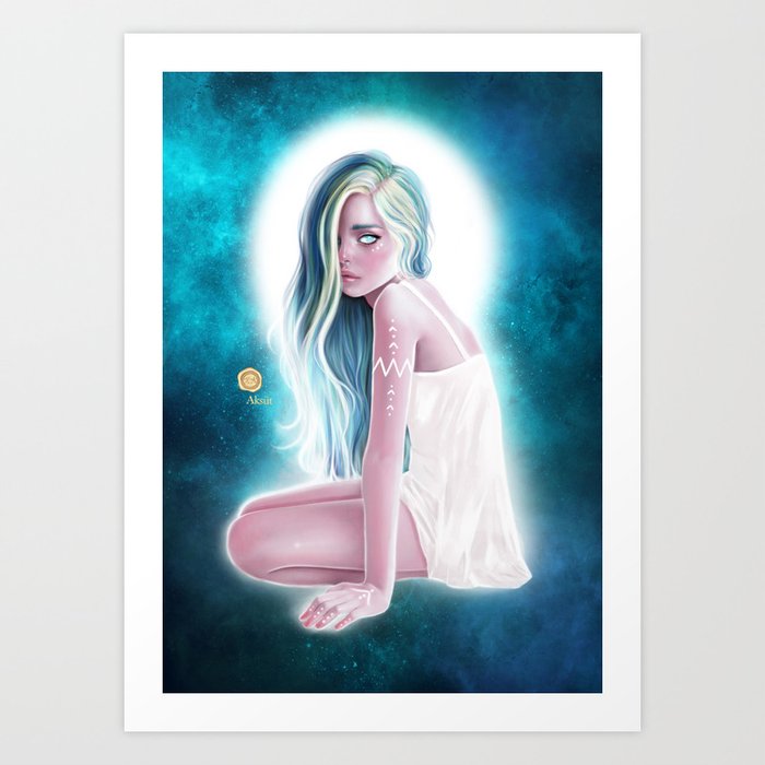 One with the universe Art Print