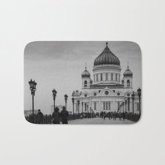 the Cathedral of Christ the Savior in Moscow Bath Mat