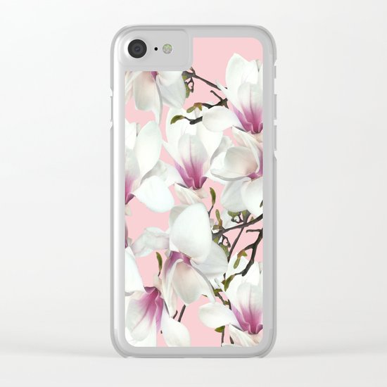 Magnolia Clear iPhone Case