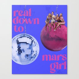 Down to Mars Canvas Print