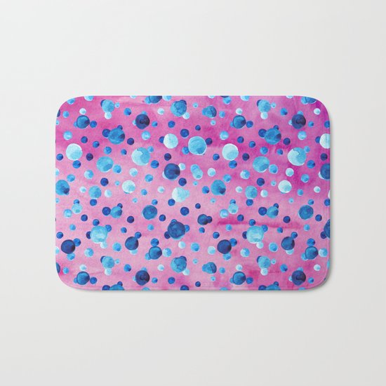 Polka Dot Pattern 06 Bath Mat