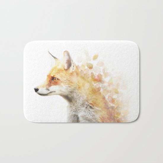 Winter Foxy #2 Bath Mat
