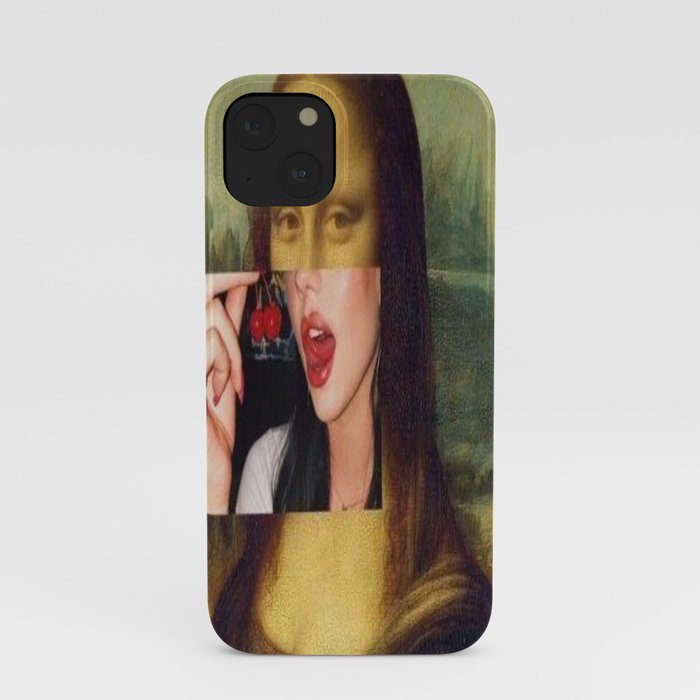 Mona Lisa Cherry Red iPhone Case