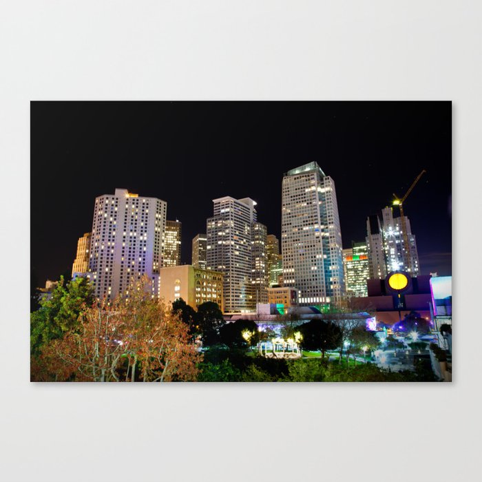 Into The Night Canvas Print