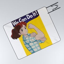We Can Do It! (PORCO ROSSO) Picnic Blanket