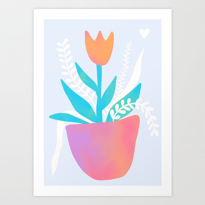 Sweet Summer flower Art Print