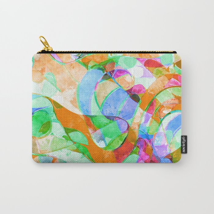 Bright Abstract 5 Carry-All Pouch