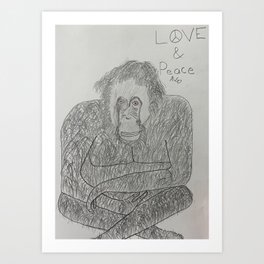 Love and Peace Art Print