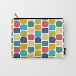 Muiti-Colored Squares Carry-All Pouch