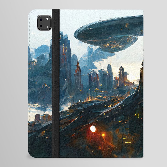 Postcards from the Future - Alien Metropolis iPad Folio Case