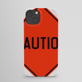 Red Sign Caution Singapore iPhone Case