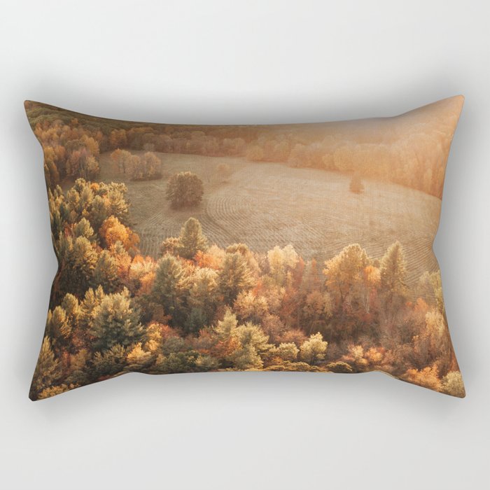 high angle view of Vermont Rectangular Pillow