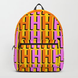 UHHHH NO Backpack | Repetition, Uhh, Stencil, Graphicdesign, Comic, Illustration, No, Pastel, Pattern, Type 