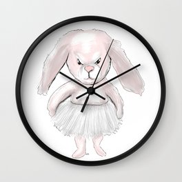 Pink bunny Wall Clock