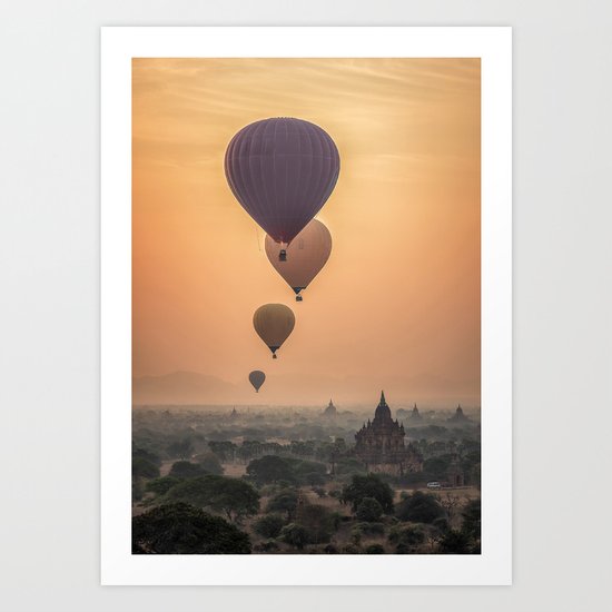 adventures in Asia Art Print