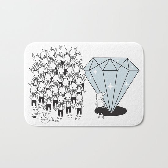 I GOTTA BIG DIAMOND Bath Mat