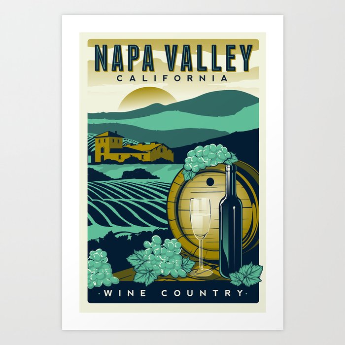 Napa Valley California Wine Country Kunstdrucke Napa Valley California Wine Country Kunstdrucke