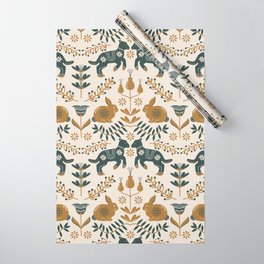 Bunny And Lamb (Highland) Wrapping Paper