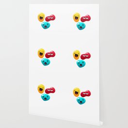 Emojis Wallpaper to Match Any Home's Decor | Society6