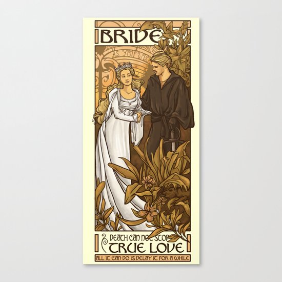Bride Canvas Print