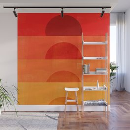 Abstraction_Sunrise Wall Mural