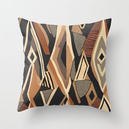 Tribal Pattern: Visions Throw Pillow