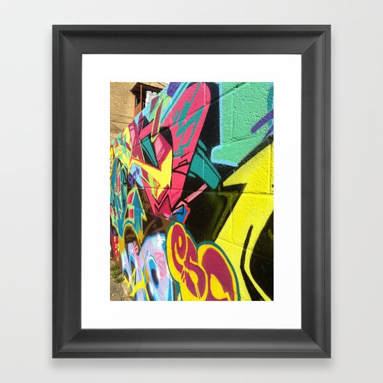 graffiti Framed Art Print