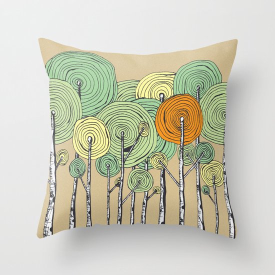 Fall Throw Pillow