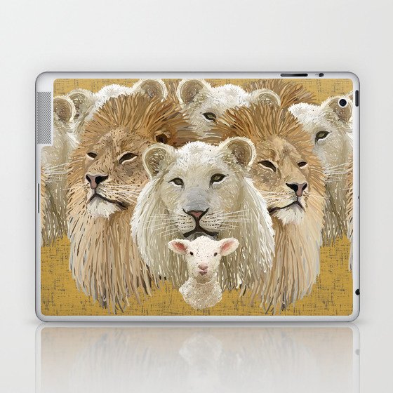 Lions led by a lamb Laptop & iPad Skin