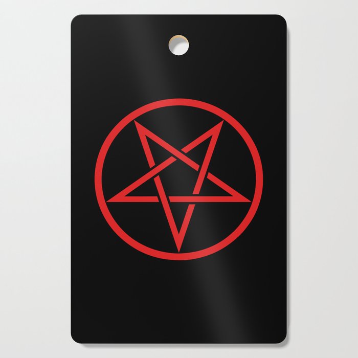 Satanic Pentagram (blood edit) Cutting Board