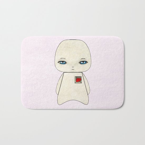 A Boy - Self-portrait 2 Bath Mat