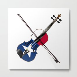 Texas Fiddle Metal Print