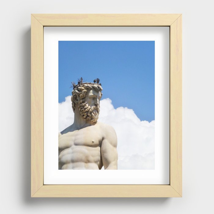 sea and sky Recessed Framed Print