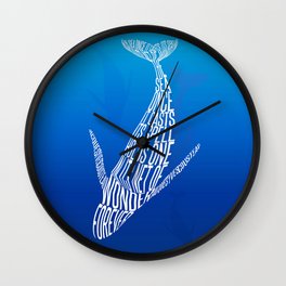 Whale song Wall Clock