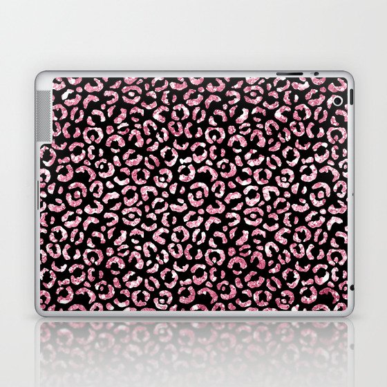 Girly Pink Leopard Pattern Laptop & iPad Skin