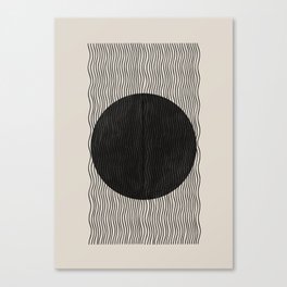 Woodblock Paper Art Canvas Print