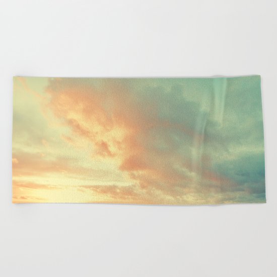 The Only way Is Up Beach Towel