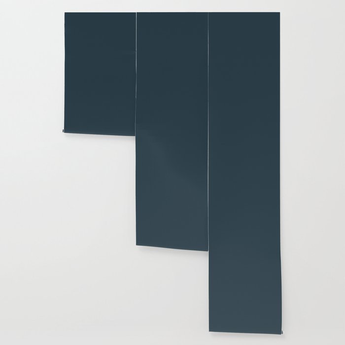 Dark Blue Grey Solid Color Pairs To Behr's 2021 Trending Color Nocturne  Blue HDC-CL-28 Wallpaper by Simply_Solid_Colors_ Now_Over_4000_Essen