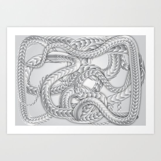 Serpentine 02. Art Print