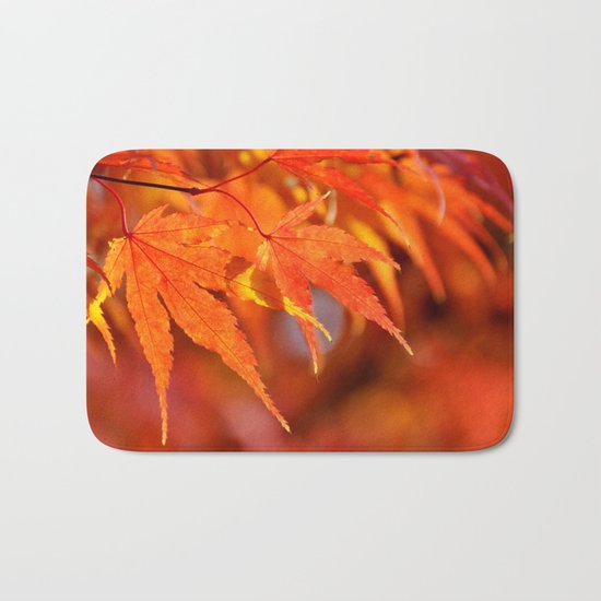 OH SO PRETTY - FALL LEAVES Bath Mat