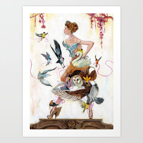 Lady of Spring Art Print