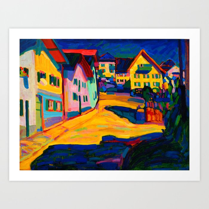 Wassily Kandinsky, New colors Art Print