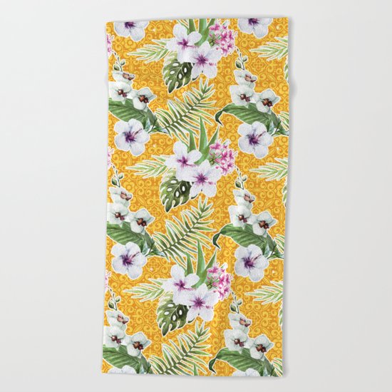 Tropical Summer #15 Beach Towel