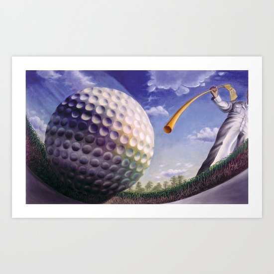 Twelfth Hole at Augusta Art Print
