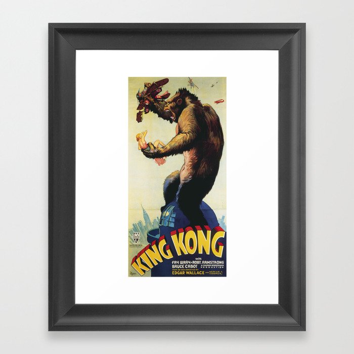 King Kong 1933 Framed Art Print