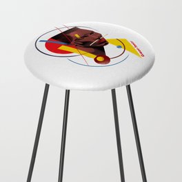 Famous people in a bauhaus style - Grace Jones Counter Stool