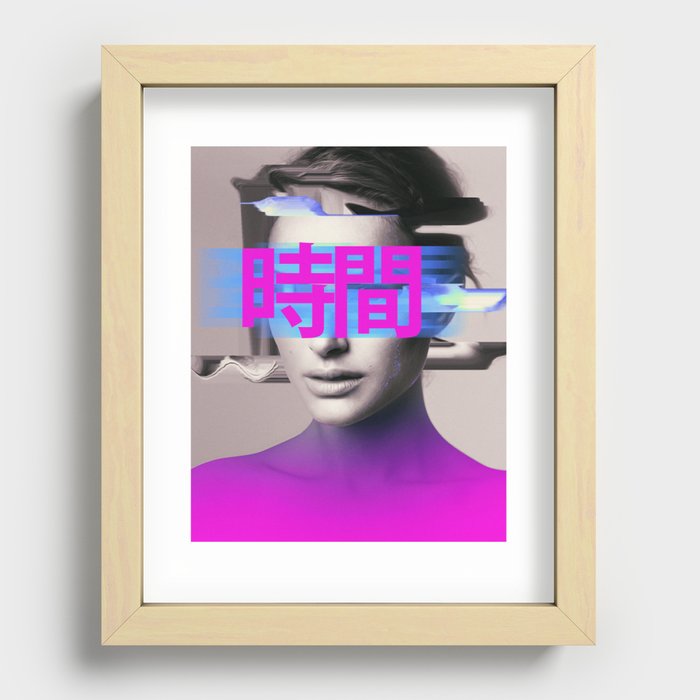 Temps Recessed Framed Print