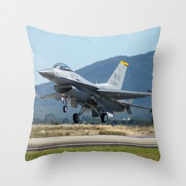 F-16 Fighting Falcon Throw Pillow
