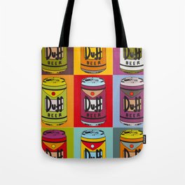Duff beer pop art Tote Bag